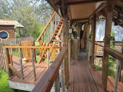 Plan de l'établissement GITES O FIL DE L'EAU piscine spa accès rivière