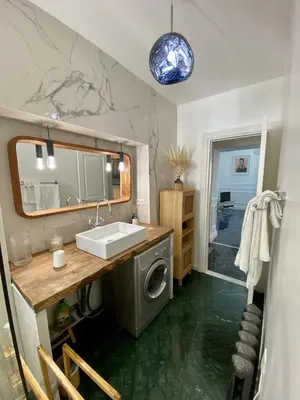Salle de bains dans l'établissement Le Maréchal