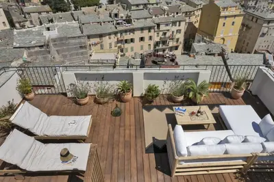 Balcon ou terrasse dans l'établissement Appartement de standing avec rooftop de 35m2