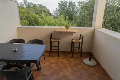 Balcon ou terrasse dans l'établissement Residence Scopa Marina