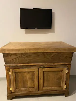 Télévision ou salle de divertissement dans l'établissement Gîte à la ferme chez Félix et Marie-Ca