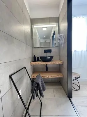 Salle de bains dans l'établissement Casa Azzura