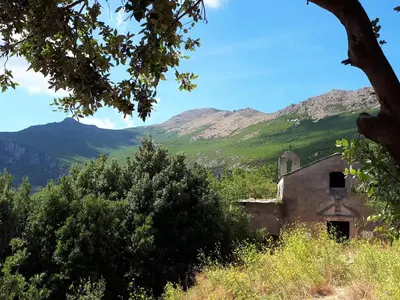 Paysage naturel près de la maison de vacances