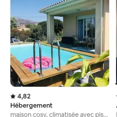 maison cosy climatisée avec piscine et jardin