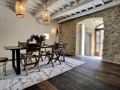 Coin salon dans l'établissement La Bergerie Fiumicellu