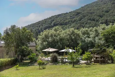Paysage naturel près de la villa