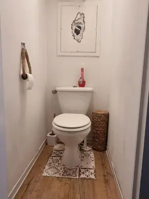 Salle de bains dans l'établissement T2 Calvi entierement équipé à 150m de la plage.
