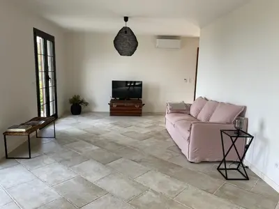 Coin salon dans l'établissement Casa di l’alivi