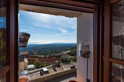 Balcon ou terrasse dans l'établissement Pentone