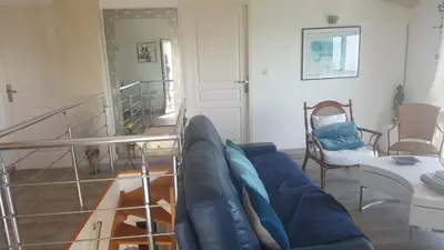 Coin salon dans l'établissement Casa Elena