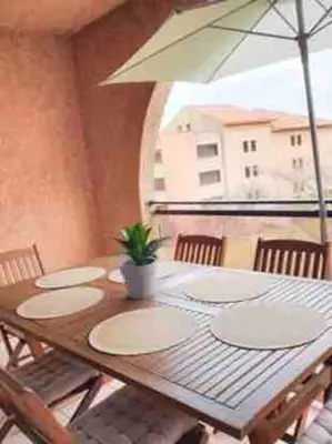 Balcon ou terrasse dans l'établissement Le Cocon de Lilie