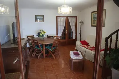 Coin salon dans l'établissement Appartement dernier étage vue imprenable sur mer