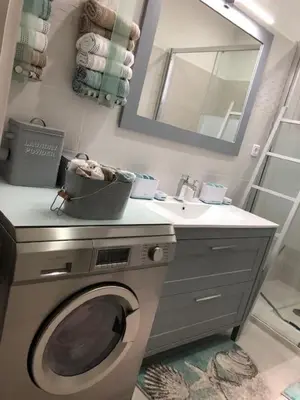 Salle de bains dans l'établissement L'UMBRIA