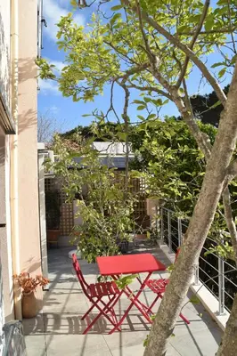Balcon ou terrasse dans l'établissement Casa di Mare