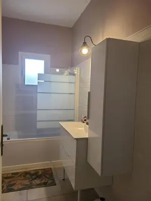 Salle de bains dans l'établissement A CASA DI LOULOU e MARIA
