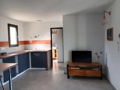 Cuisine ou kitchenette dans l'établissement SANTA-LUCIA