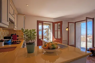 Cuisine ou kitchenette dans l'établissement Casa Poggio