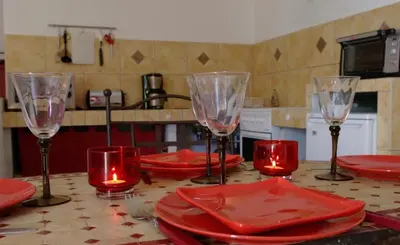 Cuisine ou kitchenette dans l'établissement A Furtezza