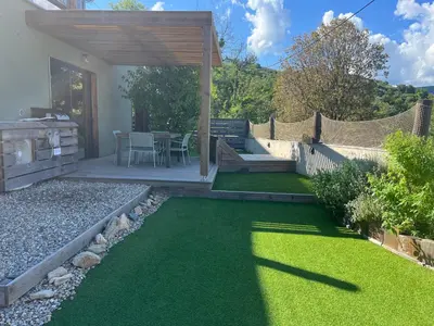 Jardin de l'établissement Casa Di Legnu