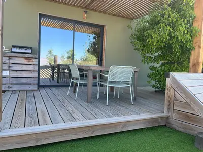 Balcon ou terrasse dans l'établissement Casa Di Legnu