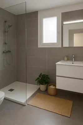 Salle de bains dans l'établissement Résidence Arborea C4 corte