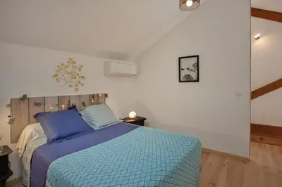 Un ou plusieurs lits dans un hébergement de l'établissement Villa Sandrine