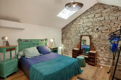 Un ou plusieurs lits dans un hébergement de l'établissement Villa Sandrine