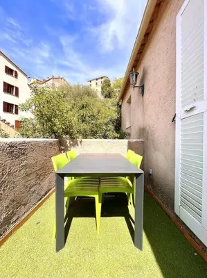 Plan de l'établissement Appartement 2 chambres à Lama avec Piscine